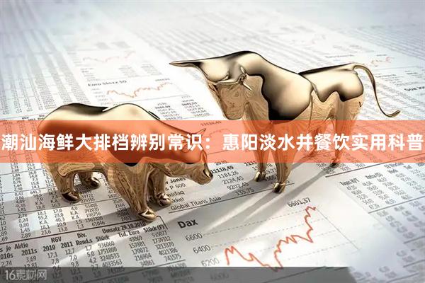潮汕海鲜大排档辨别常识：惠阳淡水井餐饮实用科普