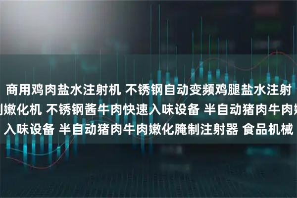 商用鸡肉盐水注射机 不锈钢自动变频鸡腿盐水注射设备 全自动肉制品腌制嫩化机 不锈钢酱牛肉快速入味设备 半自动猪肉牛肉嫩化腌制注射器 食品机械