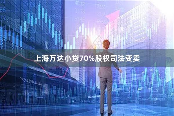 上海万达小贷70%股权司法变卖